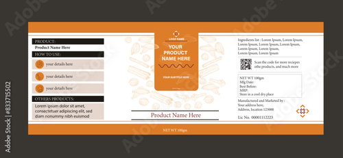 Print ready label design