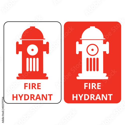 Icono de boca de incendio. Vector