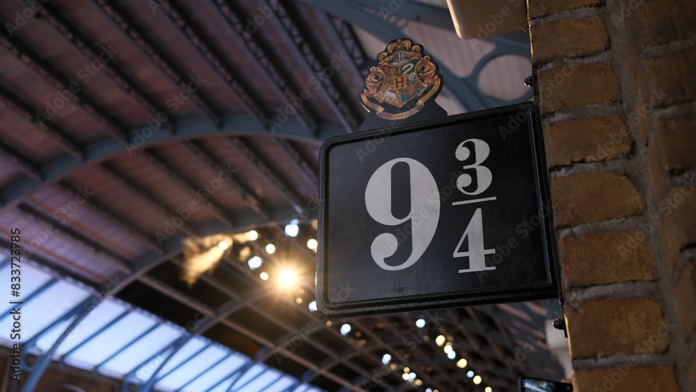 Fototapeta premium Tokyo - May 15 2024: Warner Bros. Studio make a new tour about the movie of Harry Potter