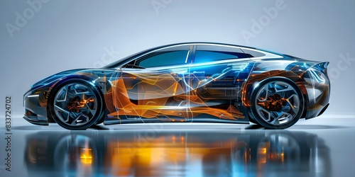 Creating electric car designs with digital tools focusing on sustainability and aerodynamics. Concept Electric Cars, Digital Design, Sustainability, Aerodynamics, Automotive Industry