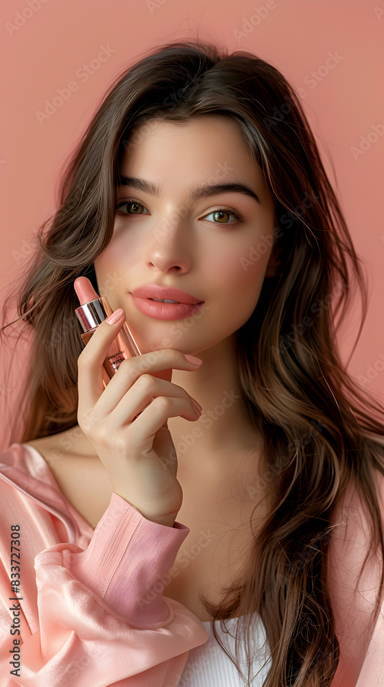 Stunning Image of Influencer Showcasing Mockup Facial Cleanser Concept with Deep Cleansing and Refreshing Properties Perfect for Skincare and Beauty Ads in Photo Stock Stunning Image of Influencer Showcasing Mockup Facial Cleanser Concept with Deep Cleansing and Refreshing Properties Perfect for Skincare and Beauty Ads in Photo Stock