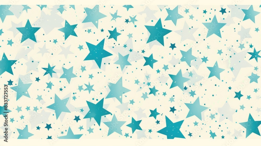 Design of Background Pattern Featuring Light Blue Stars Design of Background Pattern Featuring Light Blue Stars