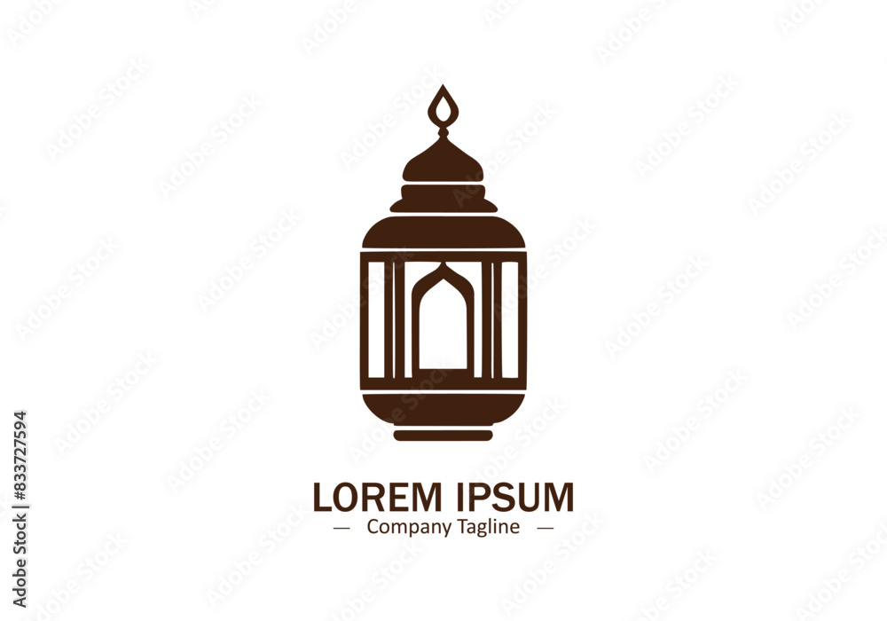 Lantern Logo Design icon vector silhouette isolated Lantern Logo Design icon vector silhouette isolated