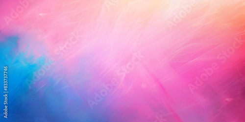 Abstract background with vibrant pink, blue, and purple gradient blending smoothly, creating a dreamy and ethereal visual effect