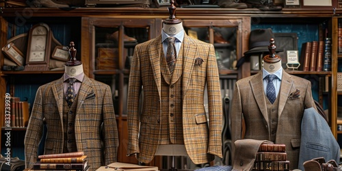 Stylish Men's Suits in Classic Boutique