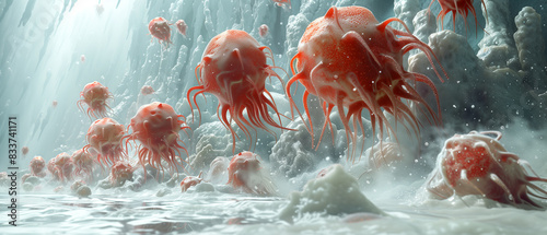 Ultra Realistic 8K Phage Therapy: Bacteriophages Attacking Bacteria