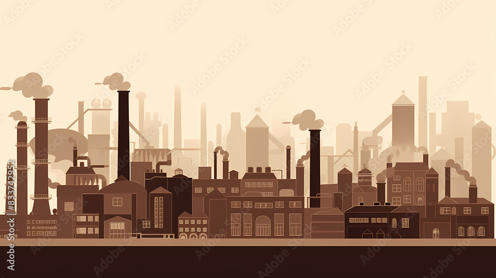 Naklejka premium Oil field vector image