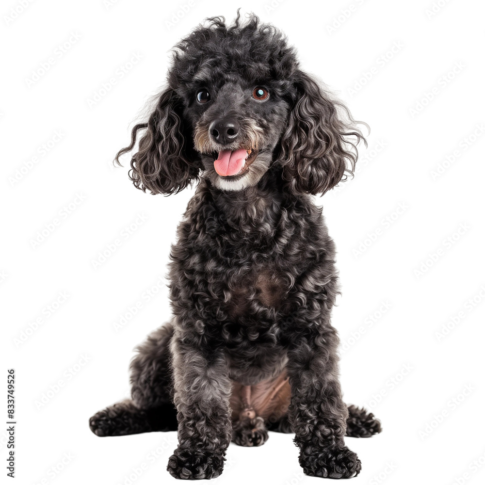 Poodle dog isolated on transparent background Poodle dog isolated on transparent background