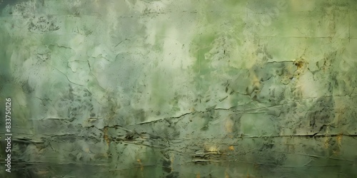 Vintage Distressed Green Stucco Wall Texture in Close-Up Shot With Grungy Backdrop. Concept Texture Photography, Vintage Aesthetics, Close-Up Shots, Grungy Backdrops, Stucco Walls