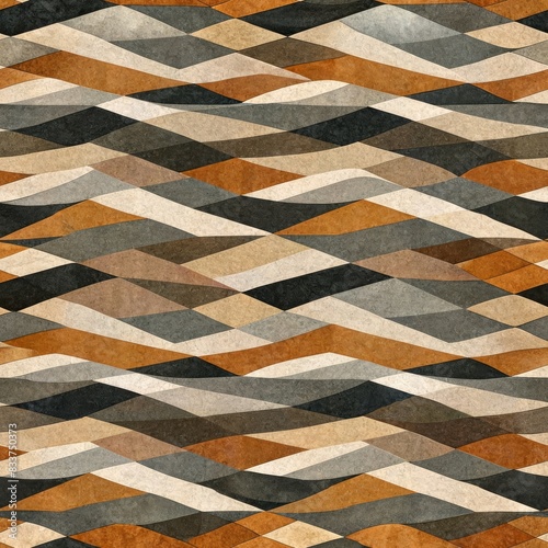 Abstract lines geometric seamless pattern