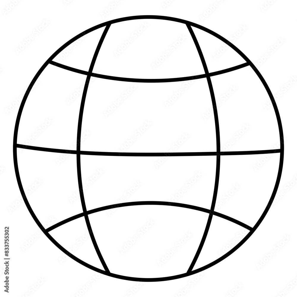 Modern design icon of globe
Modern design icon of globe