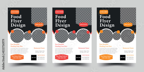 Fast Food Flyer Design Template cooking, cafe and restaurant menu, food ordering, junk food. Pizza, Burger, French fries and Soda, flyer design, food ordering, Healthy Meal,
 Restaurant menu template,