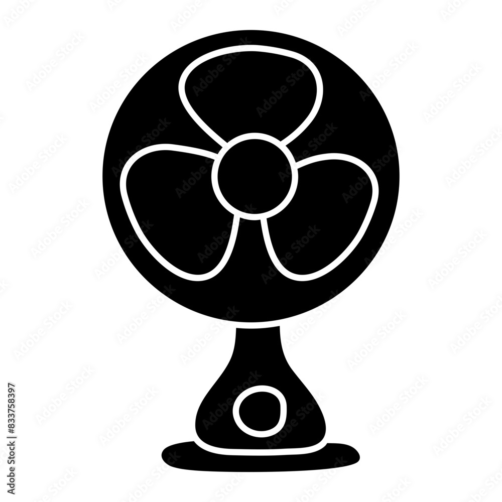 An icon design of pedestal fan
An icon design of pedestal fan