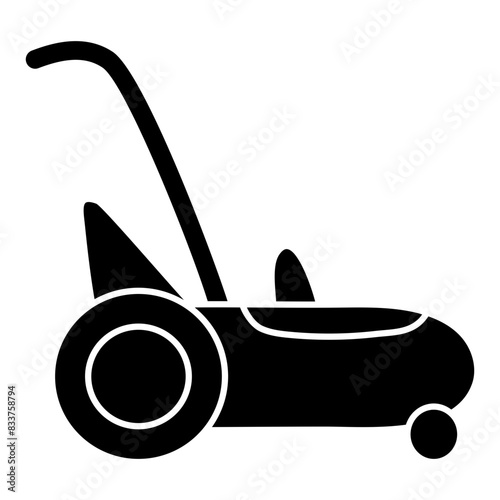 Creative design icon of grass cutter

