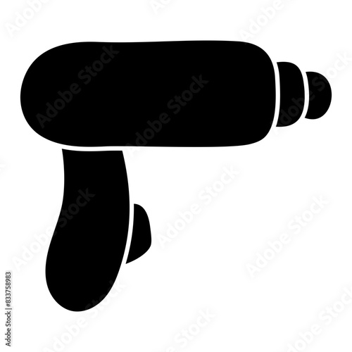 Creative design icon of hair dryer

