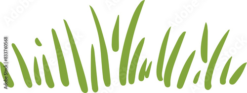 grass cartoon green shrubs bush drawing sketch