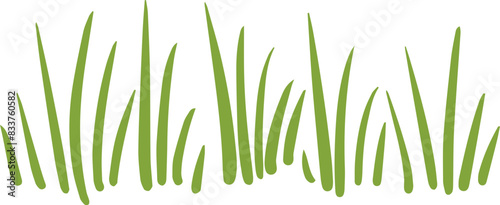 grass cartoon green shrubs bush drawing sketch