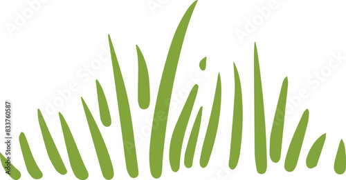 grass cartoon green shrubs bush drawing sketch