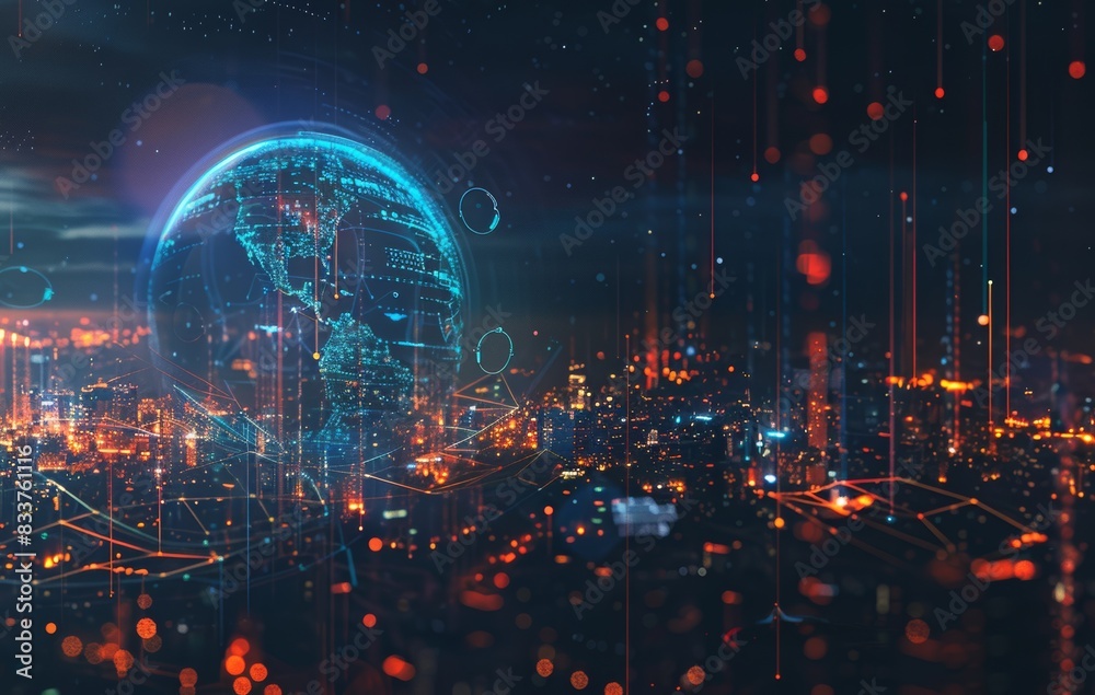 Modern creative communication and internet network in smart cities. Future of 5G wireless digital connections and IoTs. Modern creative communication and internet network in smart cities. Future of 5G wireless digital connections and IoTs.