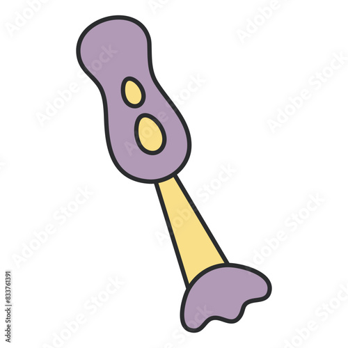 A beautiful design icon of hand blender

