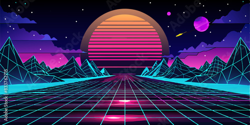 background space and light, lines