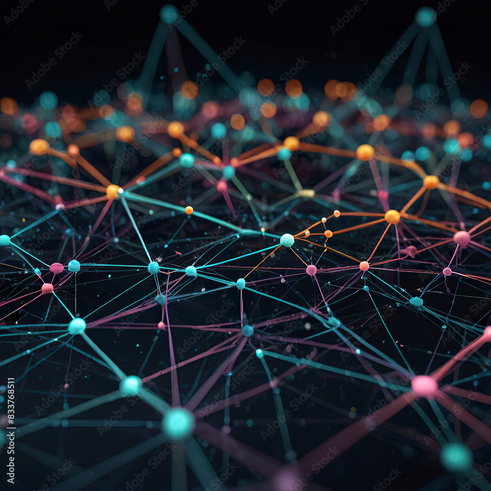 Powered Data Analytics, showcasing a network of interconnected nodes processing vast amounts of data. Powered Data Analytics, showcasing a network of interconnected nodes processing vast amounts of data.