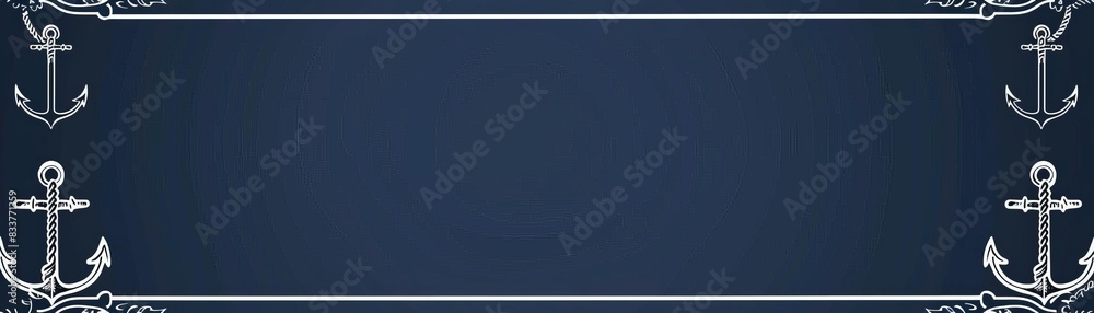 Navy Template A rectangular navy blue frame with white lines and anchor motifs at the corners The background is a dark navy blue gradient This nautical design is perfect for marine Navy Template A rectangular navy blue frame with white lines and anchor motifs at the corners The background is a dark navy blue gradient This nautical design is perfect for marine
