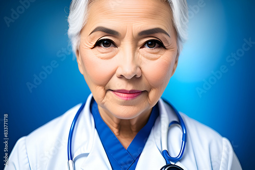 medical blue blurred background
