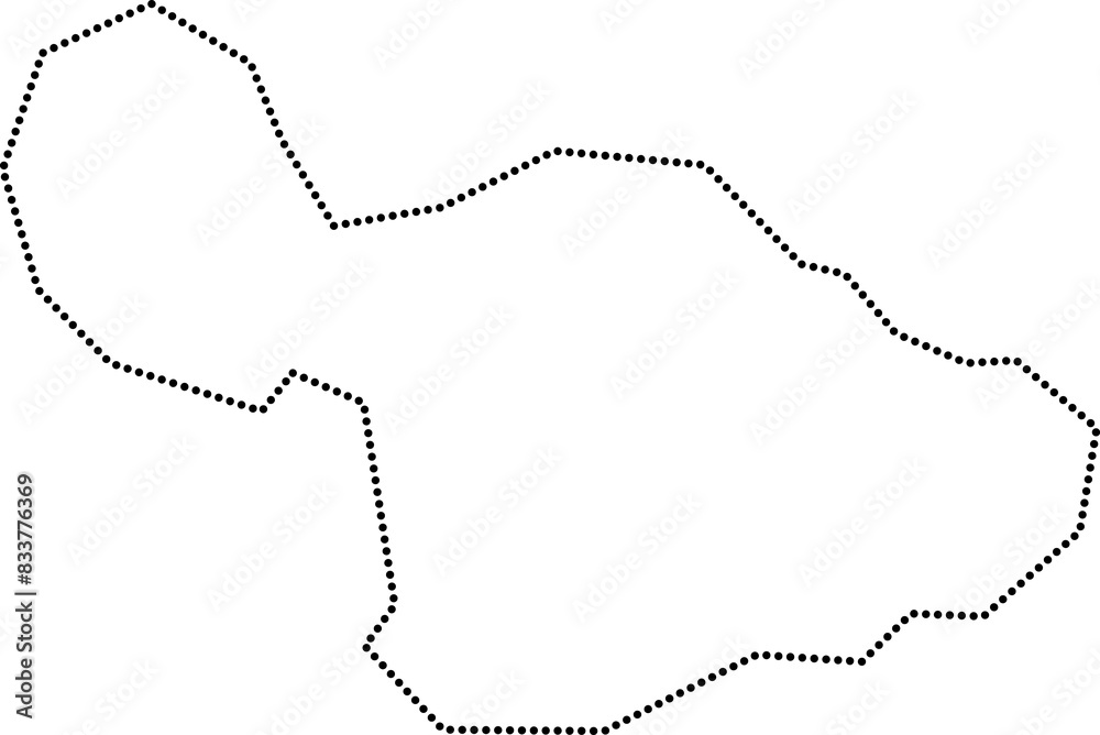 dot line drawing of maui island map. dot line drawing of maui island map.