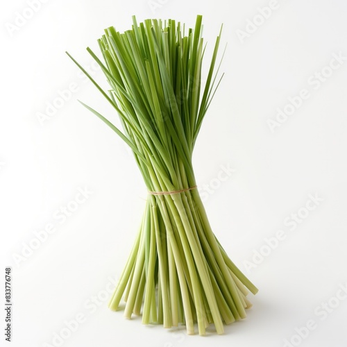 lemongrass on a white background herb and vegetables