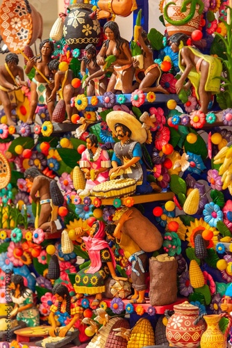 artesanías realizadas en el pueblo mágico de metepec, conocidas como el árbol de la vida