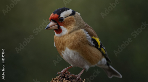 "In the Wild: Capturing the European Goldfinch Bird in Stunning Detail" © arie