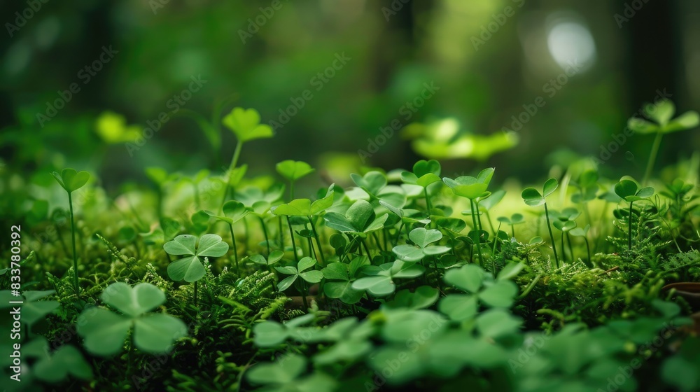 Clovers found in the Armstrong Woods forest Clovers found in the Armstrong Woods forest