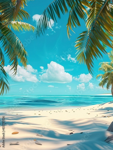 palm tree on the beach