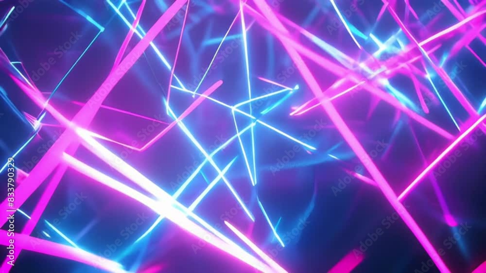 Neon Light Streaks Background Neon Light Streaks Background