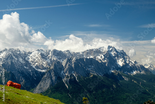 Obraz na płótnie Wettersteinpanorama mit Zugspitze