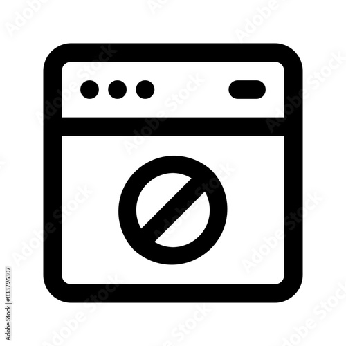 adblock line icon