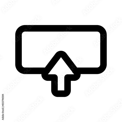call to action line icon