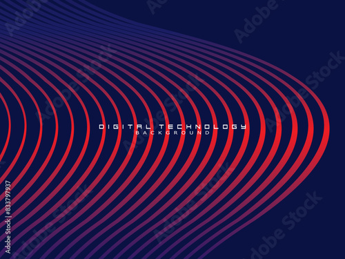 Futuristic blue background digital technology, cyber nano information, abstract communication, future technology data innovation, internet network speed connection.
