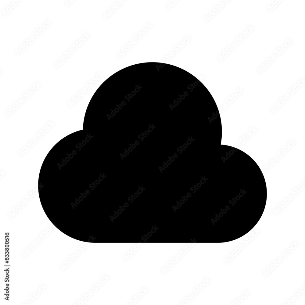 cloud glyph icon cloud glyph icon