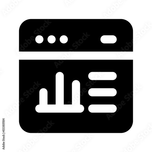 report glyph icon