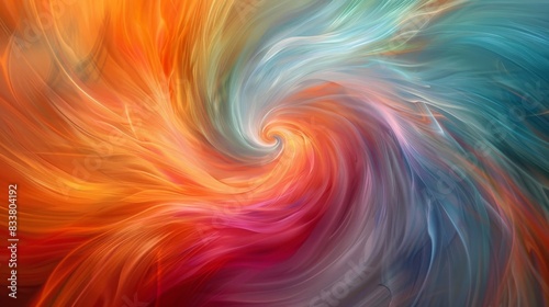 Abstract Wind Patterns  Dynamic representations of wind patterns with exaggerated colors and shapes