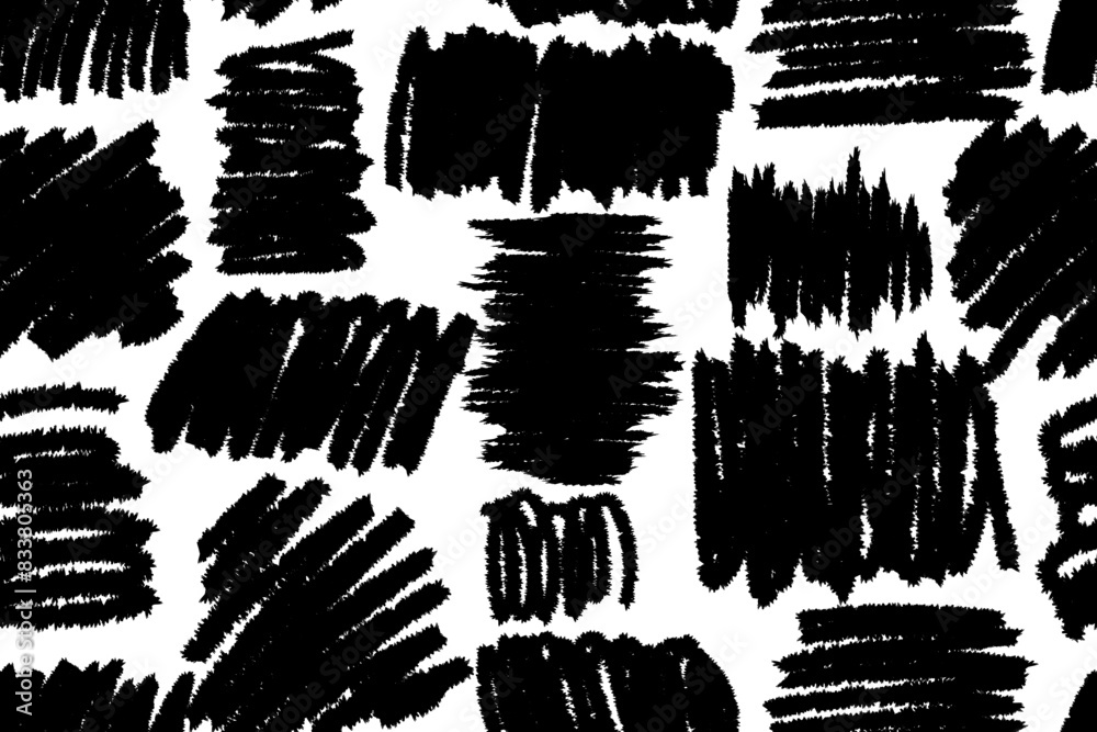 Seamless pattern with Hand drawn brush strokes shapes. Ink illustration, geometric abstract texture. Great for textile, fabric, wallpaper, wrapping, scrapbook and packaging Seamless pattern with Hand drawn brush strokes shapes. Ink illustration, geometric abstract texture. Great for textile, fabric, wallpaper, wrapping, scrapbook and packaging