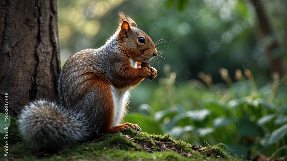 Squirrel in the woods Squirrel in the woods