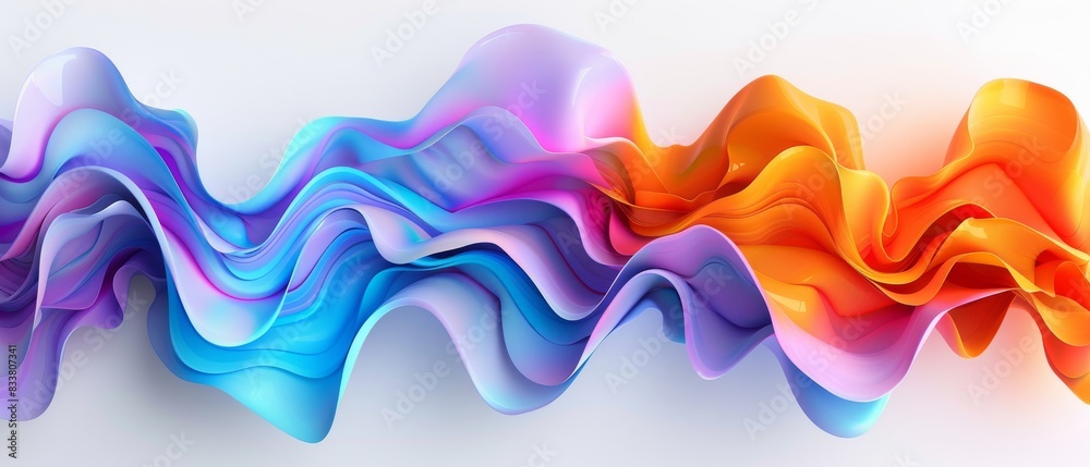 Craft a visually striking abstract representation of innovation using vibrant colors and dynamic shapes Craft a visually striking abstract representation of innovation using vibrant colors and dynamic shapes