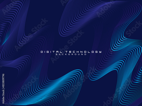 Futuristic blue background digital technology, cyber nano information, abstract communication, future technology data innovation, internet network speed connection.