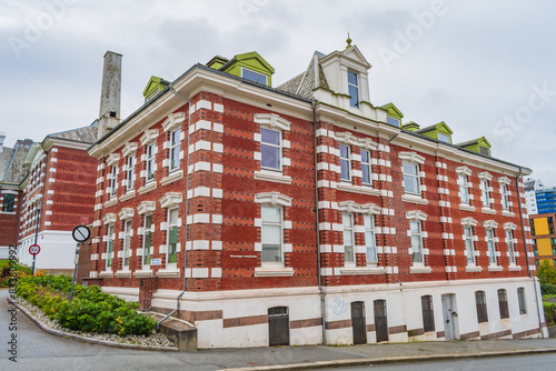 Obraz na płótnie Cityscape of Stavanver (Norway) w salonie