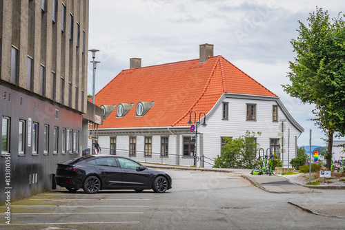 Obraz na płótnie Cityscape of Stavanver (Norway) w salonie