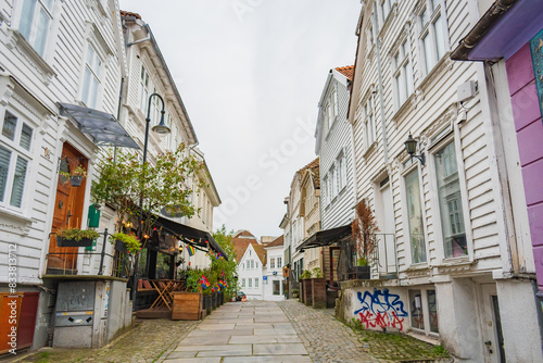 Obraz na płótnie Cityscape of Stavanver (Norway) w salonie