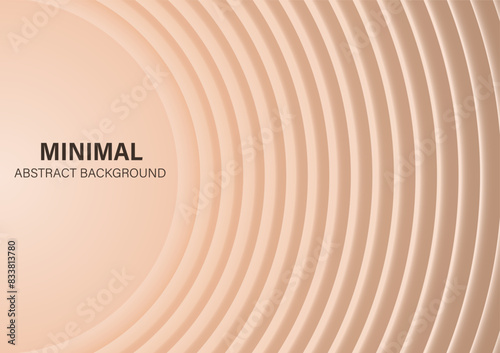 Abstract Circle Gradient Background Peach